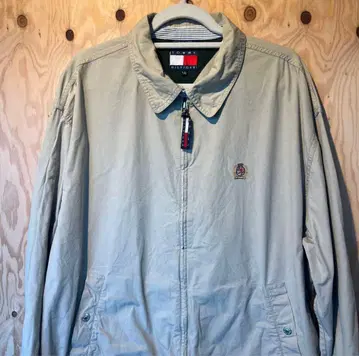 90s Tommy Hilfiger 블루종 나일론 해링턴 자켓