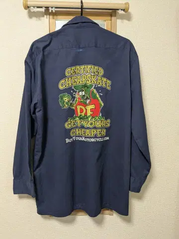 RAT FINK x Dickies 네이비 긴팔 셔츠 L