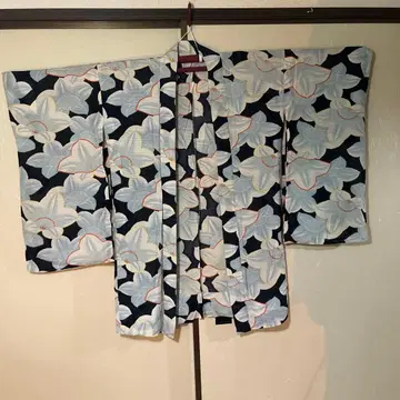 앤티크 명주 겉옷 여름 아이템 겉옷 화이트 꽃무늬 겉옷