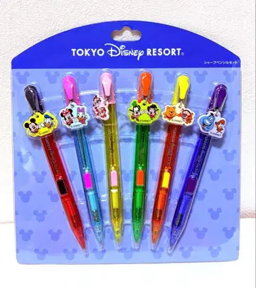 디즈니 리조트 샤프 6개 세트 레어 즉시 구매 가능