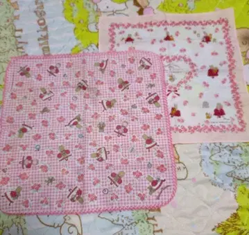 산리오 마론 크림 손수건 2개 1991 1994년 SANRIO