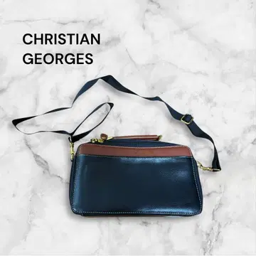 CHRISTIAN GEORGES 카메라백 숄더백 블랙 브라운