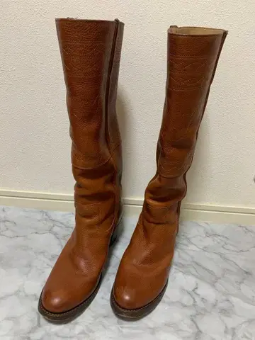 [ 레어 새상품급 ] 플라이 롱 부츠 FRYE 빈티지 10 28 스티치