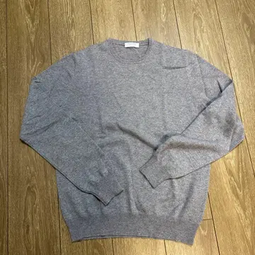 새상품급 Gran Sasso 캐시미어 스웨터 그레이