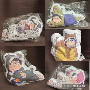 오소마츠 6쌍둥이 데카다이컷 쿠션 이누마츠 5종 세트