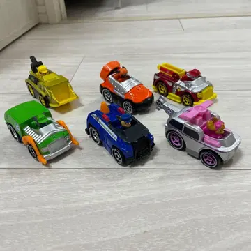 퍼피 구조대 퍼피 구조대 미니카 6대 세트