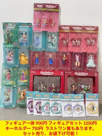 디즈니 제일복권 오너먼트 프린세스 피규어 토이스토리 푸