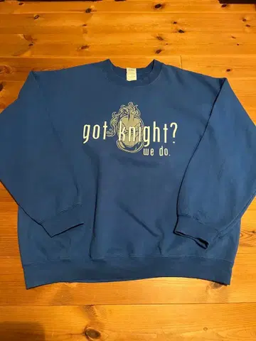 레어 00년대 GILDAN사제 gotknight 맨투맨 트레이닝복 길단