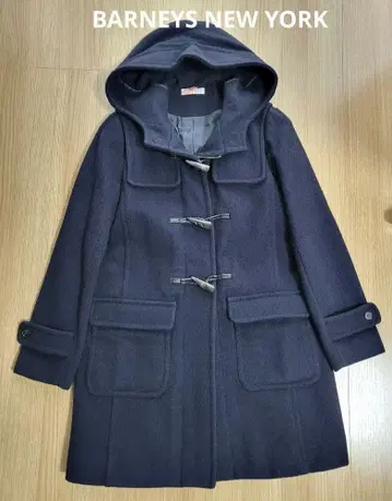 가격 인하 바니스뉴욕 네이비 후드 부착 더플 코트 지퍼 부착 38