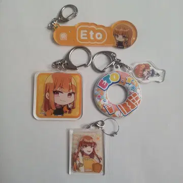 컬러풀 피치 카라피치 에토 아크릴 키링