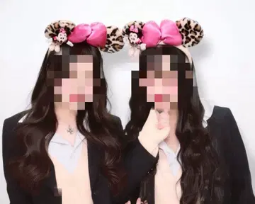 미니 마우스 레오파드 무늬 머리띠