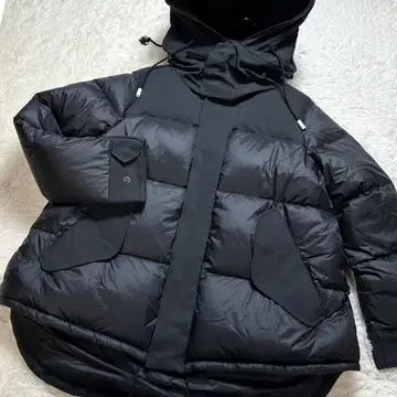 극미품 더 릴라 다운 자켓 모즈 코트 A 라인 2way M 상당