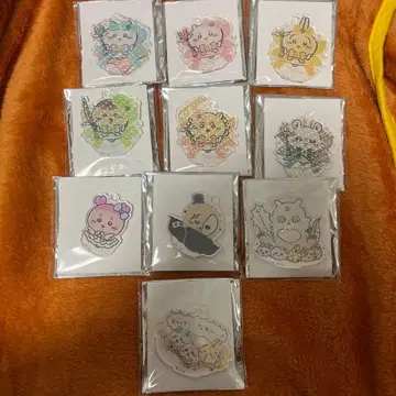 [10종류 세트] 마법사 치이카와 홀로그램 아크릴 키링 컬렉션