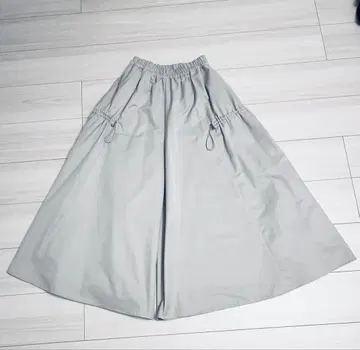 모니레 Monile 롱 와이드 팬츠 가우초 팬츠 그레이지