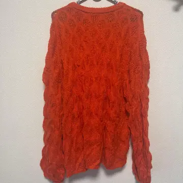 오렌지 긴팔 시어 포코포코 니트 FREAK'S STORE