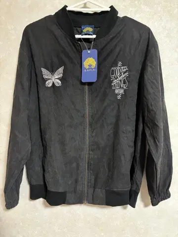 iS ScoLor 나비 자수 라이트 아우터 M 이즈스칼라