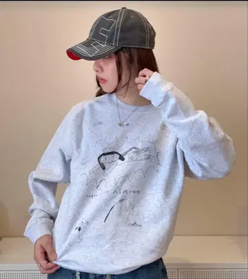 [ 아이묭 ] 오타스케 맨투맨 아쉬 L 사이즈