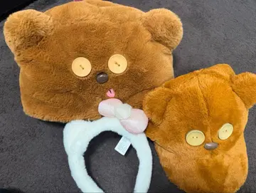 유니버 팀 모자 머리띠 키티 머리띠 총 3점