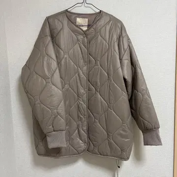 ZOOTIE 베이지 퀼팅 자켓 택 포함 새상품