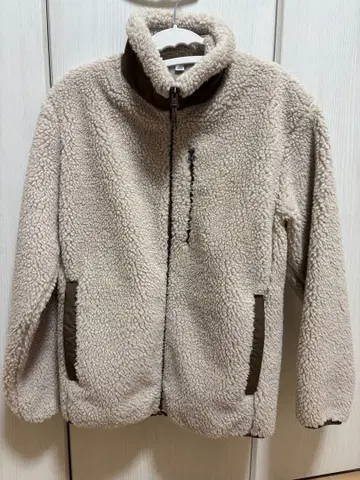 플리스 자켓 S 베이지