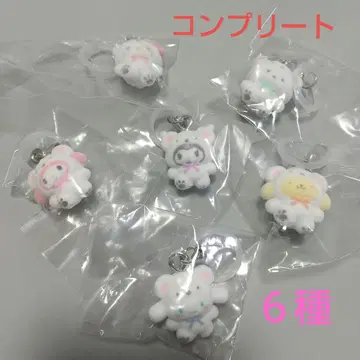 산리오 캐릭터즈 메지루시 액세서리 폭신폭신 스노우 컴플리트