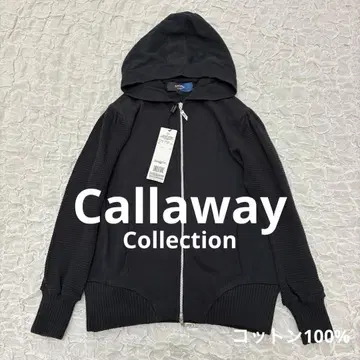 택 포함 미사용품 Callaway Collection 니트 후드티