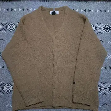 MANASTASH 베이지 V넥 가디건 L