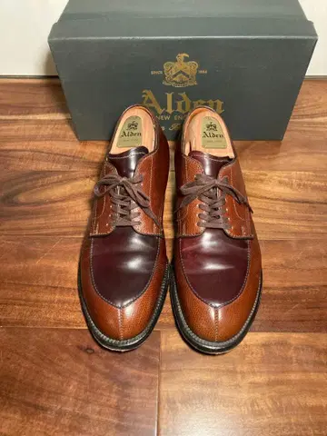 ALDEN 알든 BEAMS 별주 N6601 V 칩 코도반 가죽 신발
