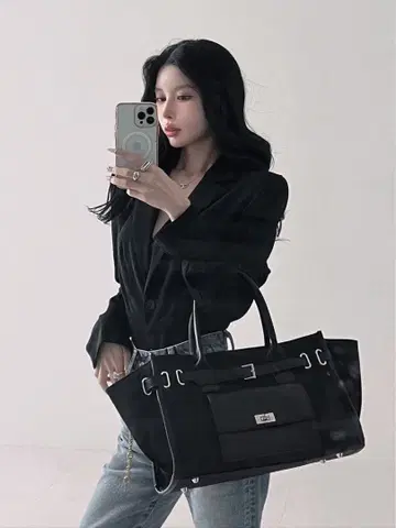 미사용 새상품 에디터스 캔버스 백