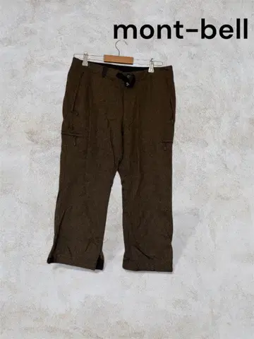 mont-bell 하프 7부 팬츠 XL 브라운