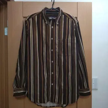 [ 새상품급 ] Eddie Bauer 코듀로이 플란넬 셔츠 스트라이프