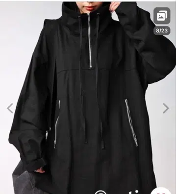 하프 지퍼 풀오버