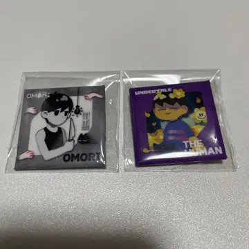 게이머 팝콘 캔뱃지 OMORI THEHUMAN 2개