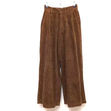 [ 새상품급 ] 브라운 초와이드 코듀로이 와이드 팬츠 프리 사이즈