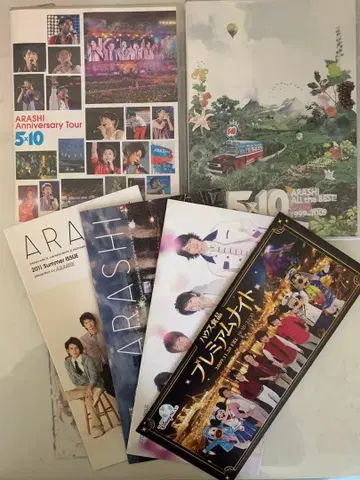 아라시 아라시 비디오 콘서트 테이프 아라시 팬클럽 뉴스레터