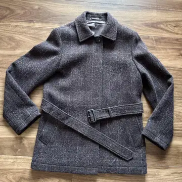 새상품급 MHL 코트 마가렛호웰 Harris Tweed 벨트 포함
