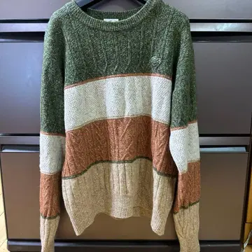 라코스테 니트 가디건 케이블 니트