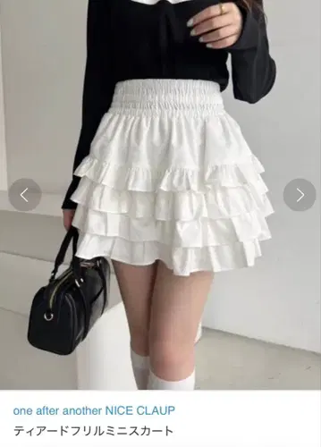 one after another NICE CLAUP 프릴 미니 스커트