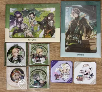 원신 캔뱃지 색지 코스터 묶음 판매