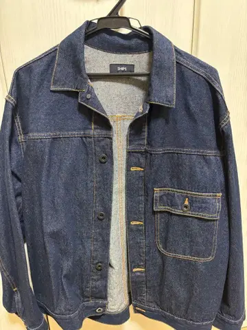 SHIPS 다크 블루 데님 자켓