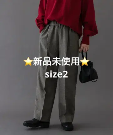 FORK&SPOON 울라이크 트윌 이지 팬츠 GRAY 2