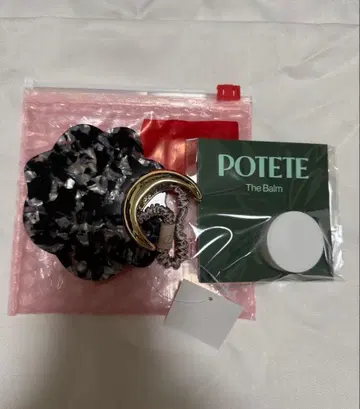 POTETE Moonchouchou 거울 헤어밤 샘플