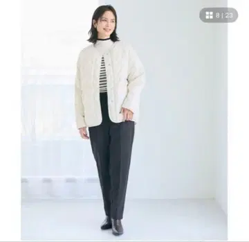 새상품 coca 워셔블 리버서블 퀼팅 블루종 코카 M