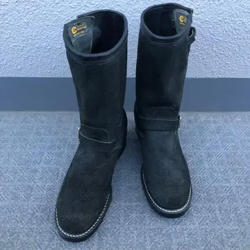 새상품 usa 치페와 91069 블랙 스웨이드 엔지니어 27cm