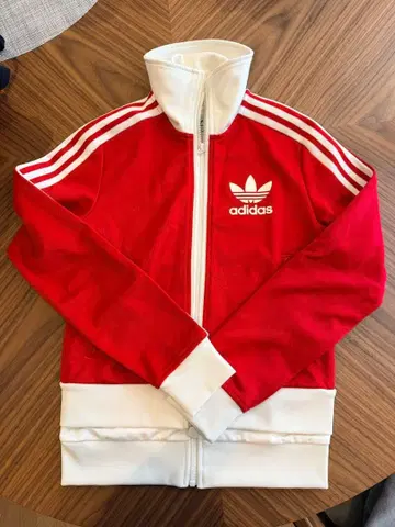 adidas 집업 자켓 레드