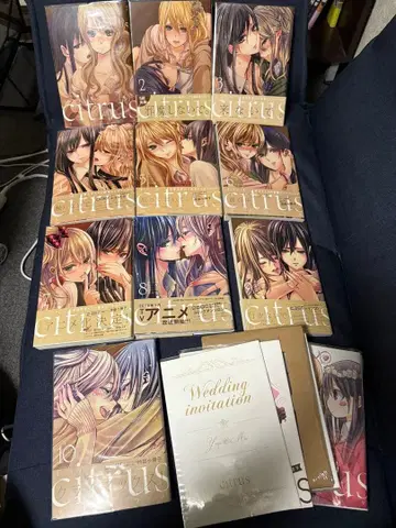 citrus 1-10권 특장판 전권 세트 소책자, 드라마 CD 포함