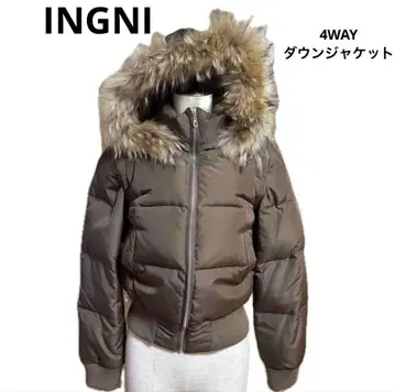 INGNI 다운 자켓 소매 후드 탈부착 가능