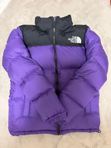THE NORTH FACE 눕시 다운 자켓 L 보라색/블랙
