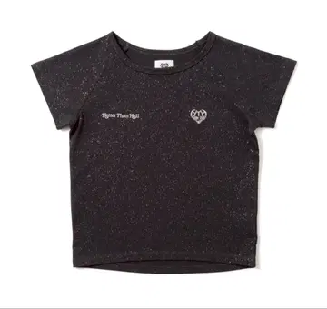 hth glitter cropped tee