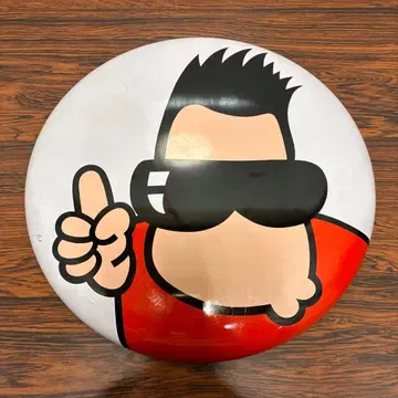 도코로 죠지 토코짱 특대 사이즈 워 벽걸이 캔뱃지 헤이세이 레트로